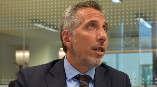 Diego Luciani, Argentine prosecutor who led the case against Cristina Kirchner, during a public appearance.
